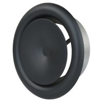 Fekete fém befúvó légszelep