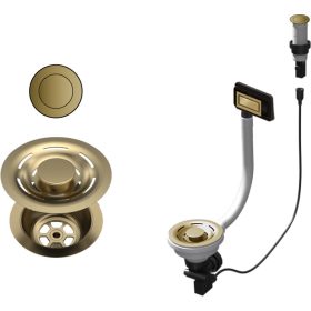   ELLECI - FLOW PRO ( PUSH-CONTROL OPEN UP ELEMENT) automata dugókiemelő arany