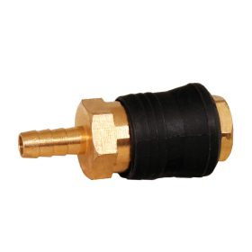   Levegős csatlakozó - gyorscsatlakozó anya - RÉZ- tömlővég  8 mm -OLASZ