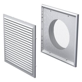   Vents MV 250/150 Vs Fehér csőcsonkos négyszögletes műanyag szellőzőrács