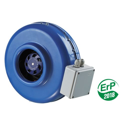 VENTS VKM 125 EC Fémházas radiális csőventilátor, EC motorral