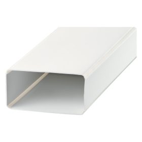   PVC 110x50mm szögletes légcsatorna 1000mm hosszban összecsukható