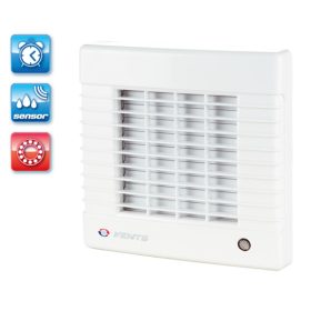   Vents MATHL 125 Fürdőszoba ventilátor, automata zsaluval, időzítővel, páraérzékelővel