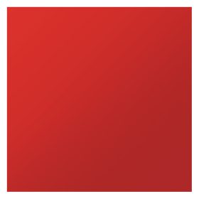 FP 180 Plain red műanyag előlap