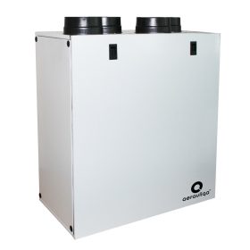   Aerauliqa QR-280E központi hővisszanyerős szellőztető entalpia hőcserélővel, LCD kijelzős vezérléssel