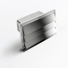   Elica - Gravitációs zsalu csatornához inox 290x160 mm, belső méret: 216x82 mm