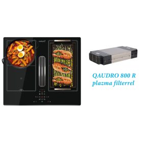   CATA - AS-600 indukciós főzőlap beépített elszívóval + plazma filter QUADRO 800