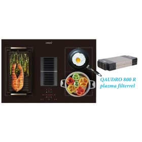   CATA - AS-750 indukciós főzőlap beépített elszívóval + plazma filter QUADRO 800 R