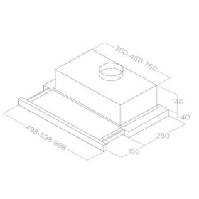 Elica - Páraelszívó SLIMMY STD WH/A/50