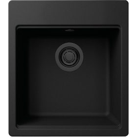   ELLECI - Mosogatótálca Time 102 G40 nero fekete tartozékokkal