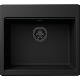   ELLECI - Mosogatótálca Time 105 G40 nero fekete tartozékokkal