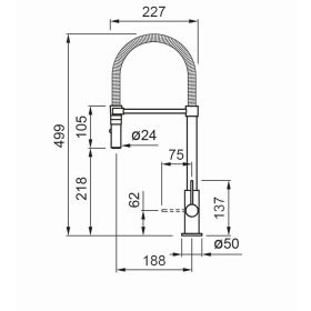 ELLECI- Csaptelep Bahia króm