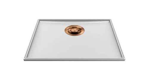 ELLECI - Mosogatótálca medencefenék Essenza 50 K96 White bronz tartozékokkal