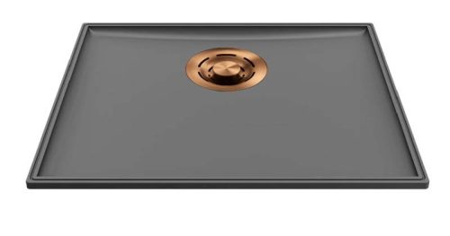 ELLECI - Mosogatótálca medencefenék Essenza 50 K99 Concrete bronz tartozékokkal