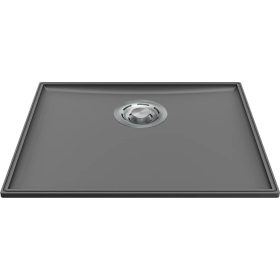   ELLECI- Mosogatótálca Essenza 50 46,2x38,2 Keratek K99 Dark Grey inox tartozékokkal