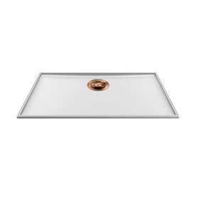   ELLECI - Mosogatótálca medencefenék Essenza 70 K96 White bronz tartozékkal