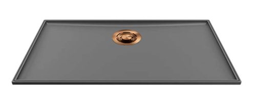 ELLECI - Mosogatótálca medencefenék Essenza 70 K99 Concrete bronz tartozékokkal