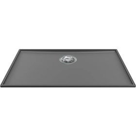   ELLECI- Mosogatótálca Essenza 70 68,2x38,2 Keratek 1 m. K99 Dark Grey inox tartozékokkal