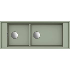   ELLECI- Mosogatótálca Mixology 590 1140x392 Keratek K82 Sage inox tartozékokkal