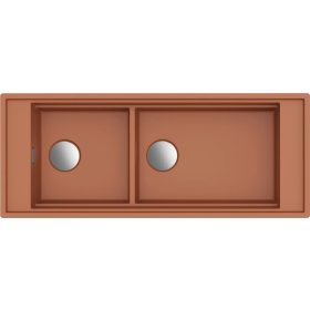   ELLECI- Mosogatótálca Mixology 590 1140x392 Keratek K83 Clay inox tartozékokkal