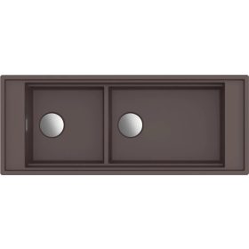   ELLECI- Mosogatótálca Mixology 590 1140x392 Keratek K87 Cocoa inox tartozékokkal