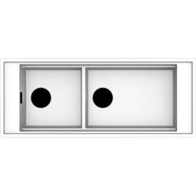   ELLECI - Mosogatótálca Mixology 590 K96 White fekete tartozékokkal