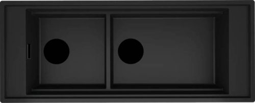 ELLECI - Mosogatótálca Mixology 590 K99 Black fekete tartozékokkal