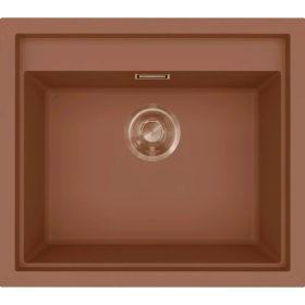   ELLECI- Mosogatótálca Sintesi 105 Keratek K83 Cavern Clay bronz tartozékokkal