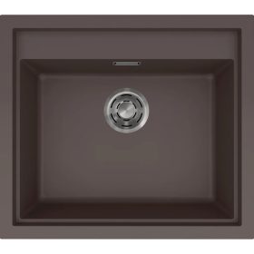   ELLECI- Mosogatótálca Sintesi 105 Keratek K87 Cocoa inox tartozékokkal