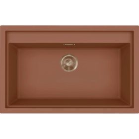   ELLECI- Mosogatótálca Sintesi 130 Keratek K83 Cavern Clay bronz tartozékokkal