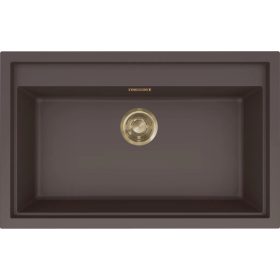   ELLECI- Mosogatótálca Sintesi 130 Keratek K87 Cocoa arany tartozékokkal