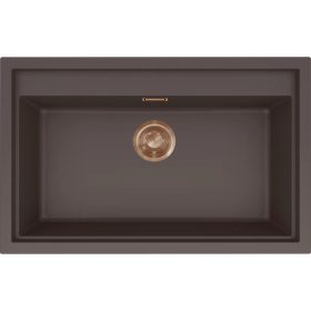   ELLECI- Mosogatótálca Sintesi 130 Keratek K87 Cocoa bronz tartozékokkal