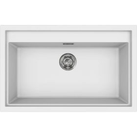   ELLECI- Mosogatótálca Sintesi 130 Keratek K96 White inox tartozékokkal