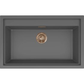   ELLECI- Mosogatótálca Sintesi 130 Keratek K99 Dark Grey bronz tartozékokkal