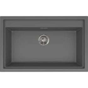   ELLECI- Mosogatótálca Sintesi 130 Keratek K99 Dark Grey inox tartozékokka