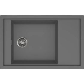   ELLECI- Mosogatótálca Sintesi 305 Keratek K99 Dark Grey inox tartozékokkal