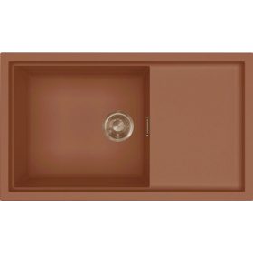   ELLECI- Mosogatótálca Sintesi 410 Keratek K83 Cavern Clay bronz tartozékokkal