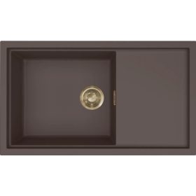   ELLECI- Mosogatótálca Sintesi 410 Keratek K87 Cocoa arany tartozékokkal