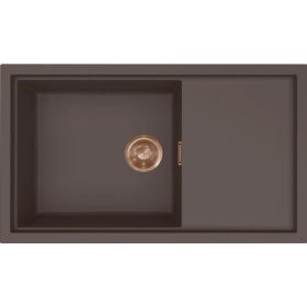   ELLECI- Mosogatótálca Sintesi 410 Keratek K87 Cocoa bronz tartozékokkal