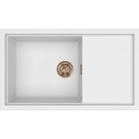   ELLECI- Mosogatótálca Sintesi 410 Keratek K96 White bronz tartozékokkal