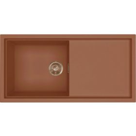   ELLECI- Mosogatótálca Sintesi 480 Keratek K83 Cavern Clay bronz tartozékokkal