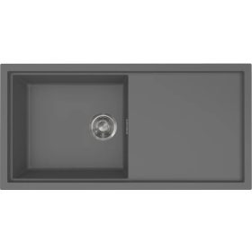   ELLECI- Mosogatótálca Sintesi 480 Keratek K99 Dark Grey inox tartozékokkal