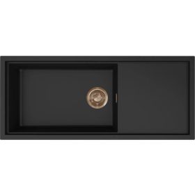   ELLECI- Mosogatótálca Sintesi 510 Keratek K86 Black bronz tartozékokkal