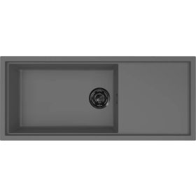   ELLECI- Mosogatótálca Sintesi 510 Keratek K99 Dark Grey fekete tartozékokkal