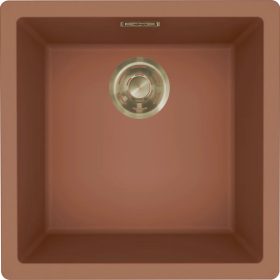   ELLECI- Mosogatótálca Zen 102 Keratek K83 Cavern Clay arany tartozékokkal