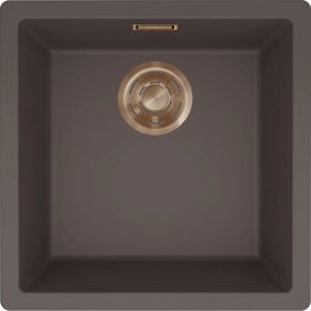   ELLECI- Mosogatótálca Zen 102 Keratek K87 Cocoa bronz tartozékokkal