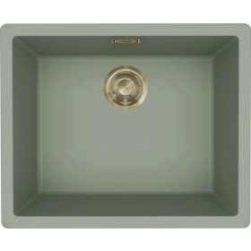   ELLECI- Mosogatótálca Zen 105 Keratek K82 Sage Green arany tartozékokkal