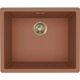   ELLECI- Mosogatótálca Zen 105 Keratek K83 Cavern Clay arany tartozékokkal