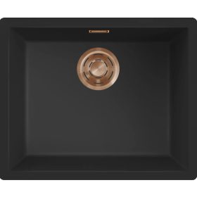   ELLECI- Mosogatótálca Zen 105 Keratek K86 Black bronz tartozékokkal