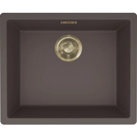   ELLECI- Mosogatótálca Zen 105 Keratek K87 Cocoa arany tartozékokkal